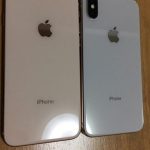 iPhoneXと8を並べてみた